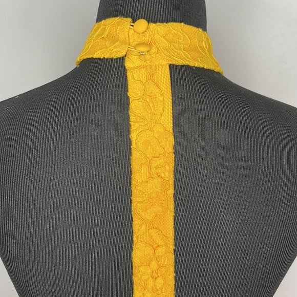 𝅺NBD X NAVEN lace halter neck open back mini dress - Picture 7 of 11